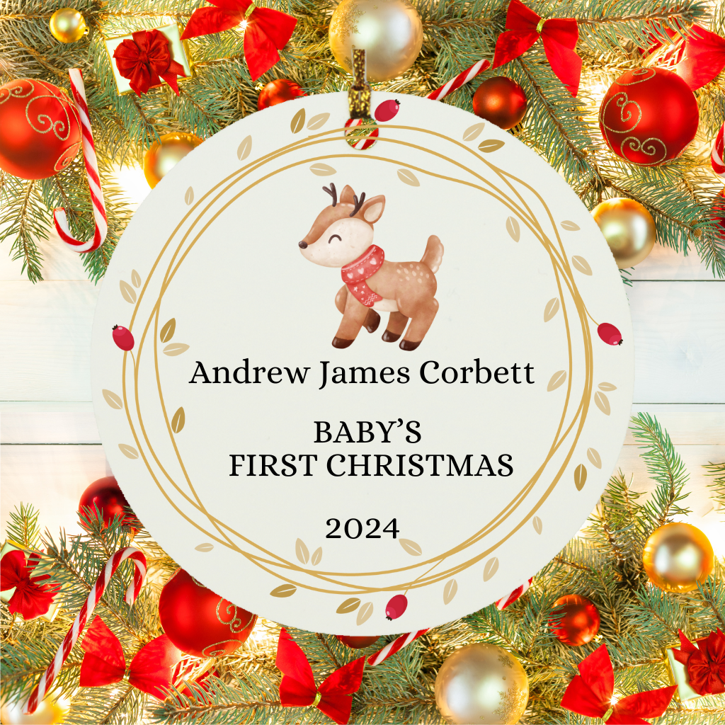 Baby's First Christmas Ornament – Cherish the Magic of Their First Holiday