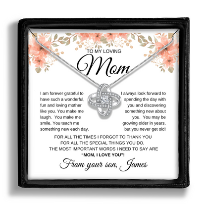 Mother's Day Pendant Collection With Message Card