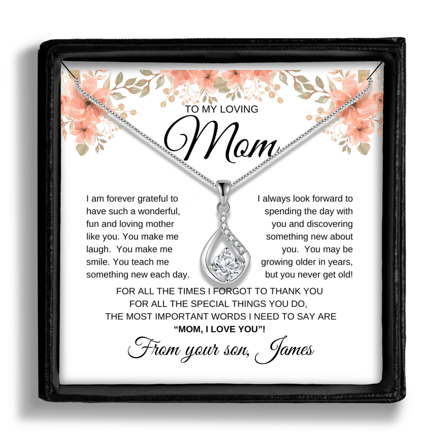 Pendant Collection With Message Card