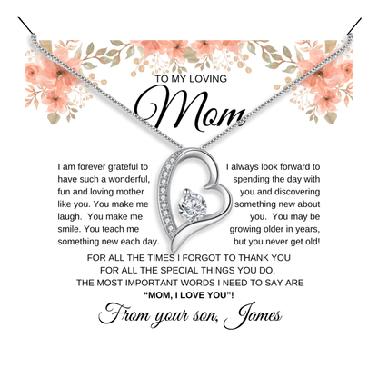 Mother's Day Pendant Collection With Message Card