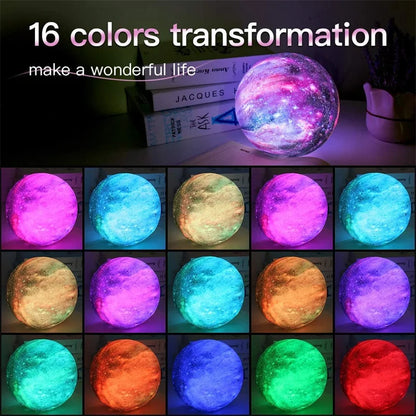Galactic Glow Moonlight Lamp - ELISERIE