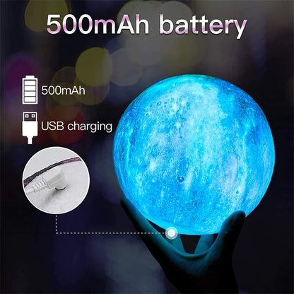 Galactic Glow Moonlight Lamp - ELISERIE