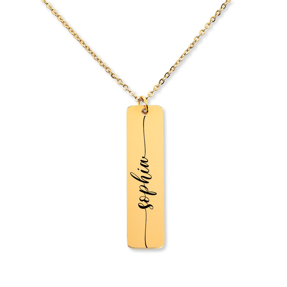 Handwritten Name Custom Necklace at Eliserie