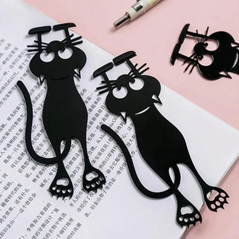 Pawsome Page Pals: Black Kitten Bookmark