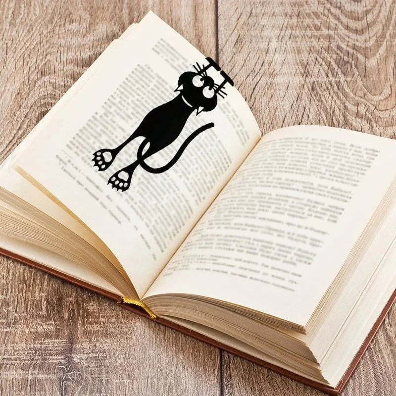 Pawsome Page Pals: Black Kitten Bookmark