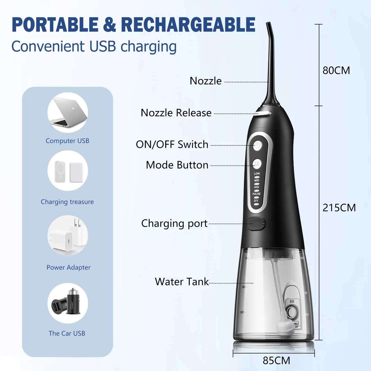 SparkleStream Oral Jet Flosser - ELISERIE