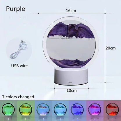 Serenity Sands LED Hourglass - ELISERIE